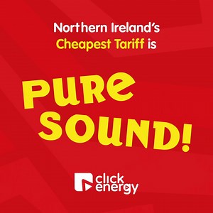 With Click's Pure Saver Tariff, you'll pay only 25.95p* including VAT per kilowatt-hour. That's the cheapest tariff in Northern Ireland! 🤯 Be a pure sound saver and visit clickenergyni.com to switch today! *Northern Ireland’s cheapest rate as of 19th June 2023. T&C’s apply. Daily standing charge applies. | Click Energy NI