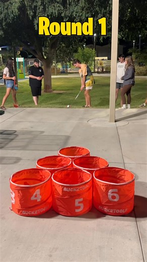 Bring the excitement of golf anywhere with BucketGolf. ⛳ Beach, backyard, camping trip—your choice. Easy to learn, hard to master, this is the ultimate outdoor golf game that invites everyone into the fun and turns boring gatherings into friendly rivalries. ⛳ Set up in minutes ⛳ 3, 6 or 9 hole courses ⛳ Super Portable ⛳ Play solo or host your own backyard tournament ⛳ Anyone can play (not everyone can win) Just restocked. Order your set before the next cookout! | Bucket Golf
