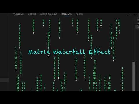 The Matrix Waterfall Code #matrix #thematrix #matrixcode @TA_tech767