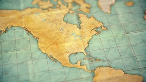 Zoom World Map North America Old Stock Footage Video (100% Royalty-free) 1008831554 | Shutterstock