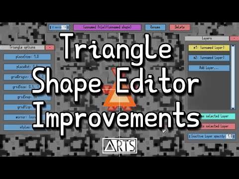 TriangleRTS - Improved Triangle Shape Editor