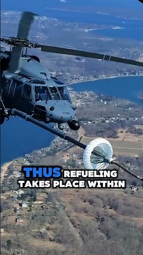 How are airplanes refueled in the air? #planes #airrefueling
