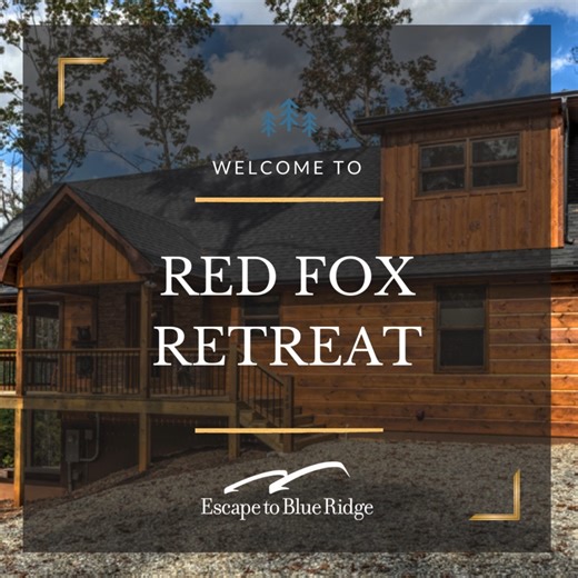 Welcome to 퐑퐞퐝 퐅퐨퐱 퐑퐞퐭퐫퐞퐚퐭! 力 This charming cabin is nestled in the picturesque Mineral Bluff region of the North Georgia Mountains. It offers a serene and rustic escape with all the modern comforts you desire including a fully equipped kitchen, a game room, wet bar, arcade table, and hot tub!  For more information or to book your stay, visit https://www.escapetoblueridge.com/cabins/red-fox-retreat | Escape to Blue Ridge | Facebook