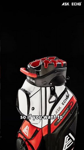 Ask Echo T-Lock Golf Bag - Organized Pockets for Golfers #golf