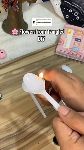 1.2K views · 2.9K reactions | Flower from Tangled. #tutorial #diy #manualidades #fyp #craft #handmade #homedecor #easycrafts #tangled #flowers #enredados #rapunzel | Soyjojo | Facebook