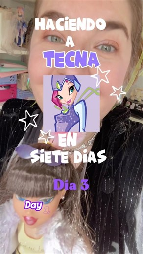 Today I paint my face #doll #ooak #winxclub