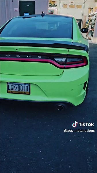 2023 Dodge Charger Daytona came by for interior led accent lights, interior blue strobe emergency lights, Z flash oem strobe module & some bass by Rockford Fosgate! #12volt #aesinstalls #mopar #charger #Daytona #rockfordfosgate #bass #Fenix #levittownpa #bristolpa