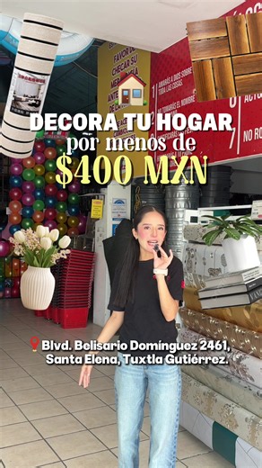 Decoración económica para el hogar con menos de $400 pesos