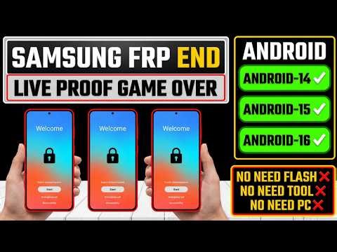 All Samsung FRP 2026 Android 14/15/16 Latest Security | New Trick Without Flash | 100% Working