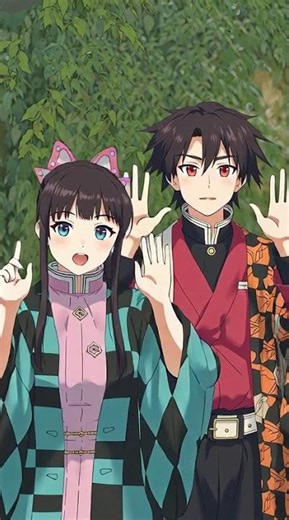 Anime Duo's Heartfelt Hello! 👋 (Original Fan Animation)