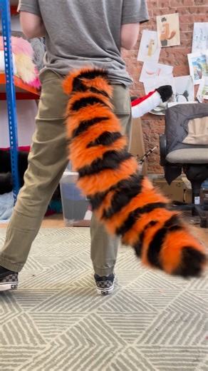 4.6K views · 199 reactions | Handmade Tiger Tails for your cosplay?...