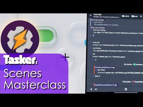 Tasker Scenes Explained - How to use Tasker Scenes