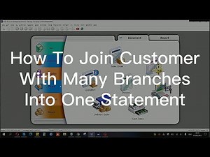 How To Join Customer With Many Branches Into One Statement 如何把顾客的多个分行集中于一张结单 | SQL Accounting