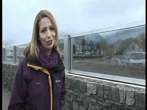Keswick Glass Wall Flood Defence (Courtesy of the BBC)