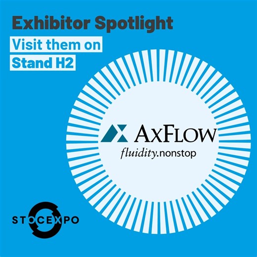 We are pleased to welcome AxFlow B.V. to StocExpo 2026 🙌 AxFlow B.V. is a leading sales, engineering and service organisation which has specialised in selling high quality special pumps, dosing equipment, top and side entry mixers and complete installations. AxFlow Systems B.V. has over 45 years’ experience in engineering total solutions in all market segments from compact mobile pump units to complex, extremely advanced and pioneering production systems. We are excited to have AxFlow on board 