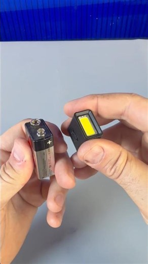 9 Volt Flashlight 🔦 #amazonfinds