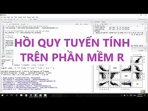 Linear regression using R software