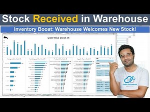 Excel Warehouse Stock Receiving Dashboard Tutorial | Ultimate Warehouse Management Guide | 04