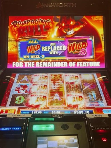 Raging Bull Slot Machine Bonus Game! Must hit by $5k feature 🤑 LFG!!!!