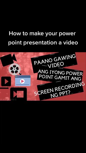 Gawin ang PowerPoint Presentation na Video Tutorial