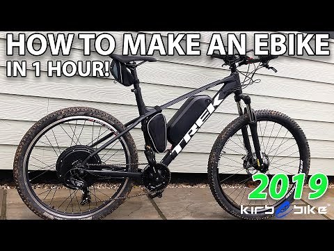 HOW TO MAKE AN EBIKE IN UNDER AN HOUR!!! | TREK MARLIN 5 EBIKE CONVERSION