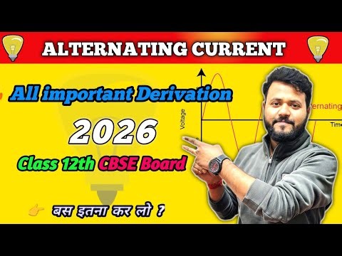 Electromagnetic Induction Most Important mcq class 12 cbse board 2026 exam