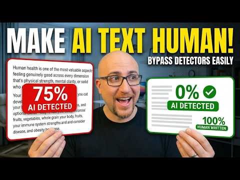 Make AI Text Sound Human | Bypass ChatGPT Detectors