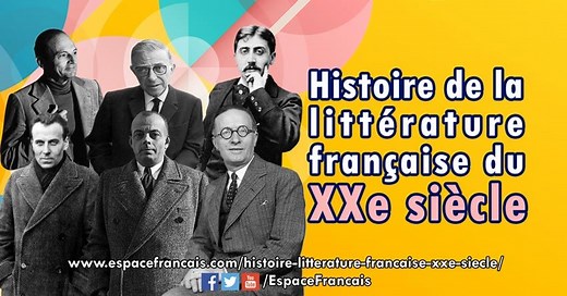 La littérature française du XXe siècle – EspaceFrancais.com