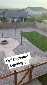 DIY backyard lighting 👷🏽‍♂️ | JefeHarris