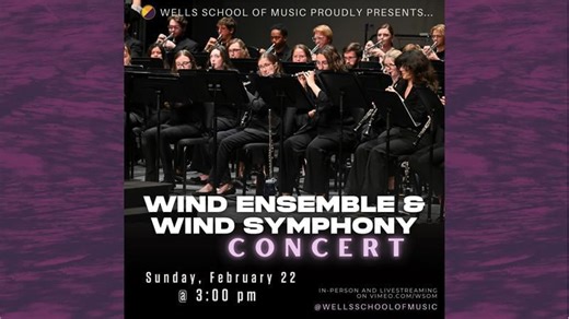 02.22.2026 Wind Ensemble & Wind Symphony Concert