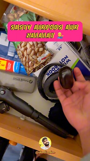 3.5K views · 85 reactions |  Sasty Airpods always get you in trouble ‍♂️ ...#storytime #lifeabroad #kpmg #ukwalisarkar #airpodspro2 #apple #headphones #comedy #tag #share #lifelessons | UK Wali Sarkar | Facebook
