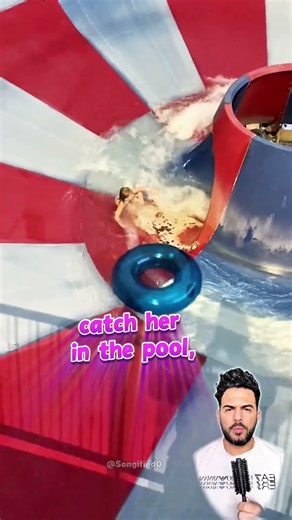 Brave Girl’s Epic Water Slide Save! 🛝