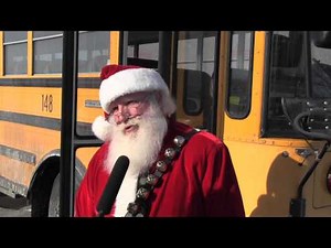 School Bus Santa