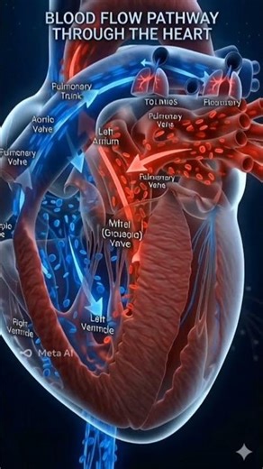 #anatomy #medicalanimation #humanbody #animation #⃣ #health #healthtips #heartstructure #bloodgroup