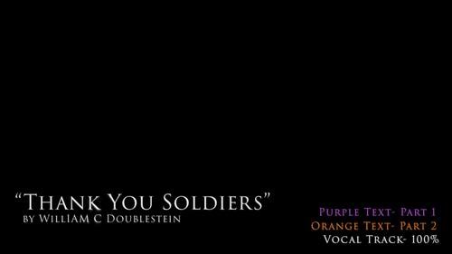 "Thank You Soldiers" Elementary Song for Veterans Day