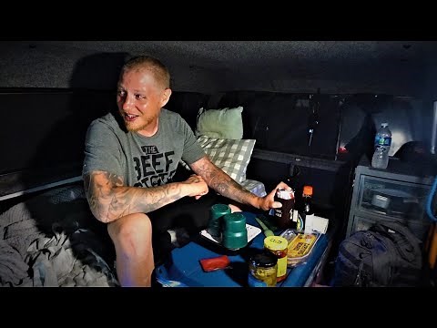 Summer Truck Camping In Severe Weather