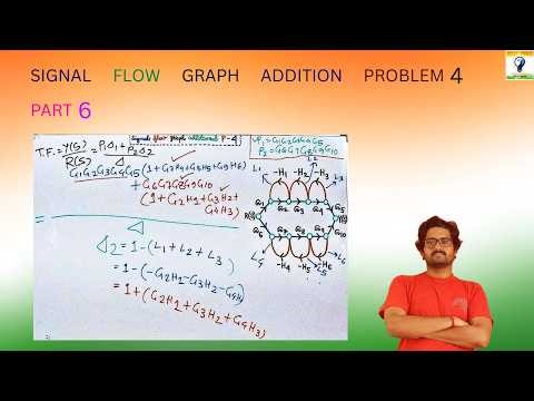 Signal Flow Graph addition problem 4 part 6