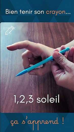 Tenue du crayon - 123 soleil