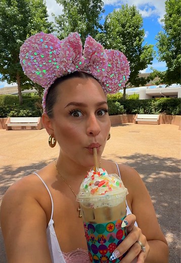 Fruity Pebble Parisian Cold Brew at EPCOT — Cereal-Inspired Coffee