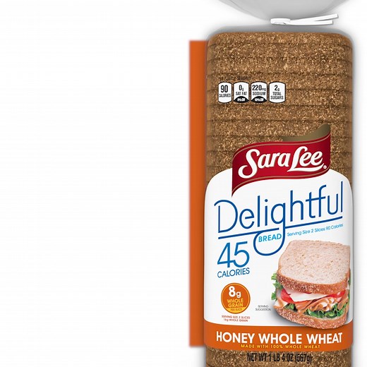 Get everything you want in every bite of Sara Lee Delightful Bread. 45 calories per slice! | Sara Lee Bread