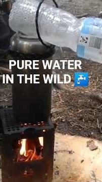 Pure Water with This Simple DIY Bushcraft Still #distillation #survivalhacks #cleanwater