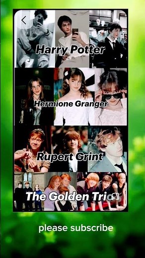 The Golden Trio Glow Up ✨ Then vs Now (You Won't Believe It!) #HarryPotter