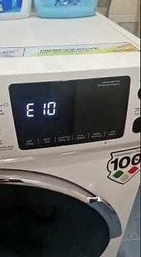 Panasonic washing machine E10 error repair 0526121198