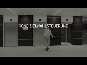 Nutzung der KONE Destination Zielwahlsteuerung kurz erklärt