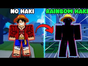 Becoming Luffy and Obtaining Rainbow Haki in Blox Fruits!