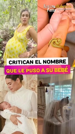 Social media controversy over the peculiar name a celebrity chose for her baby.
