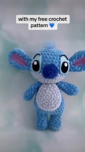 19K views · 412 reactions | make your own cute stitch crochet plush with my free pattern! #crochet #amigurumi #crochetplush #crochetamigurumi #yarn #crochetpattern #freecrochetpattern | Wonder Crochet | Facebook