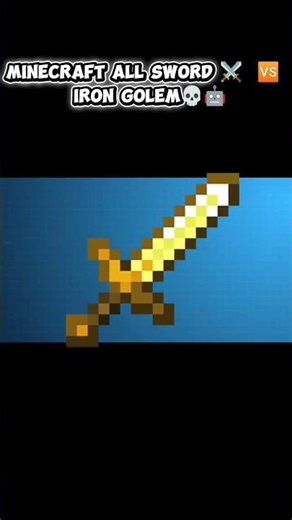 Can Every Sword Defeat an Iron Golem? ⚔️🪨 Minecraft Experiment