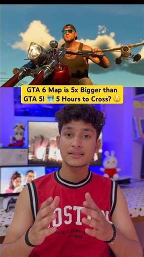 GTA 6 Map is 5x Bigger than GTA 5! 🗺️ 5 Hours to Cross? 😲