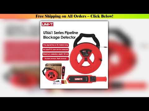 UNI-T UT661A UT661B Blockage Detector PVC Iron Pipe Finder Wall Scanner Waterproof Electrical